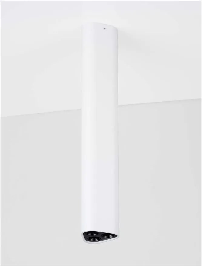 Plafoniera LED tip spot ETHO alb/negru/30,5cm