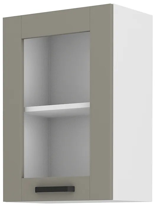 Dulap superior de bucătărie Lucid 40 GS 72 1F (claygrey + alb). 1045448