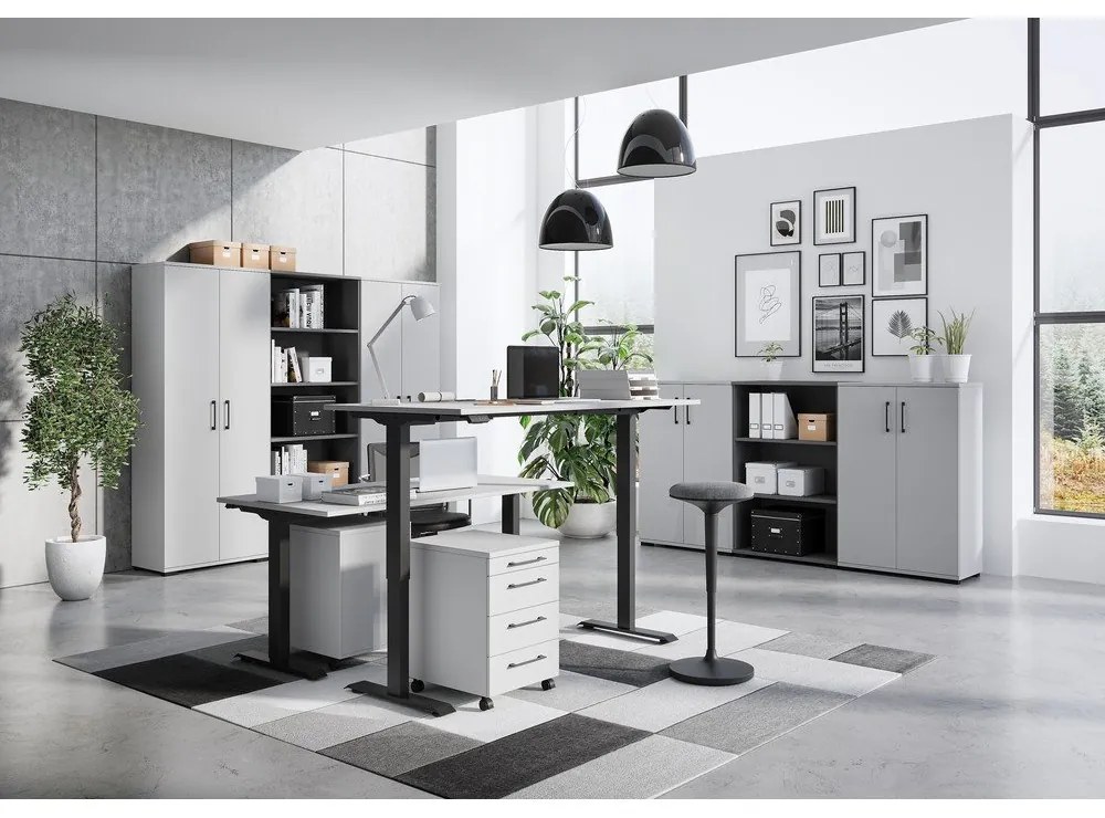 Birou reglabil cu înălțime ajustabilă electric 80x160 cm Agenda – Germania