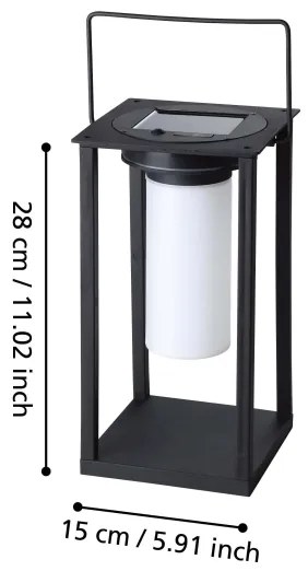 Lampă LED solară de masă Eglo 901089 USIGNI LED/3,3W/3,7V IP44