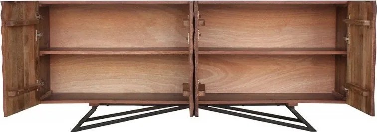 Comoda design natural industrial Zen 180cm