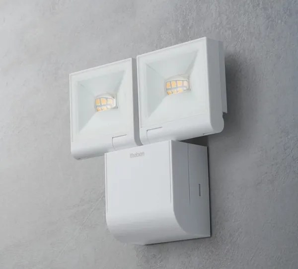 theben - Proiector de perete LED 2xLED/10W/230V alb IP55