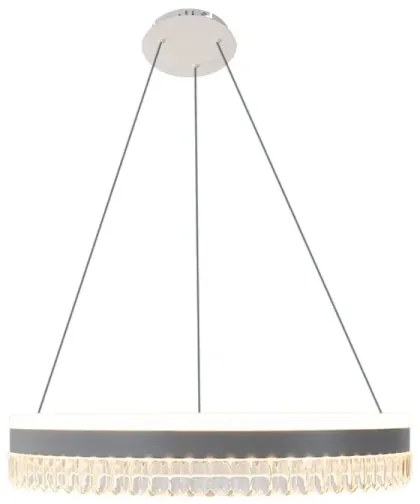 Lustră LED dimabilă pe cablu LED/80W/230V 3000-6500K alb + telecomandă