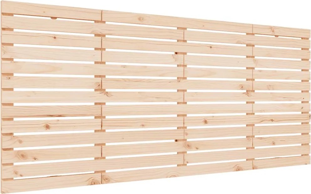 vidaXL Tăblie de pat pentru perete, 186x3x91,5 cm, lemn masiv de pin