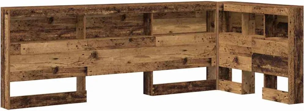 vidaXL Tăblie de depozitare cu raft Lemn Vechi 100 cm Lemn compozit