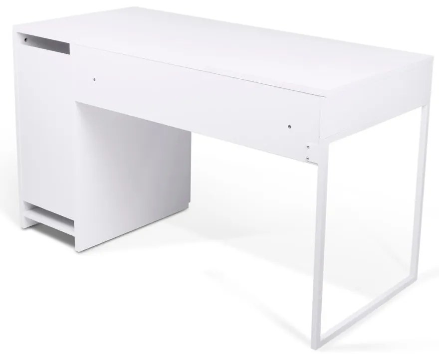 Birou TemaHome Prado, picioare albe