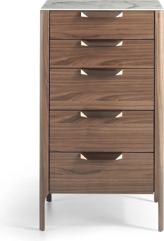 Dulapior cu 5 sertare design elegant Glayds AC-CP1806-A