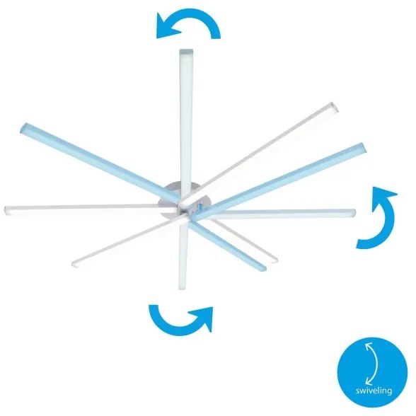 Lustră LED aplicată GO 4xLED/5W/230V Briloner 3181-049