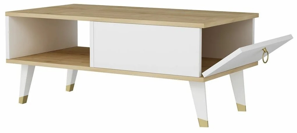 Măsuță de conferință Delux Sapphire Oak and White