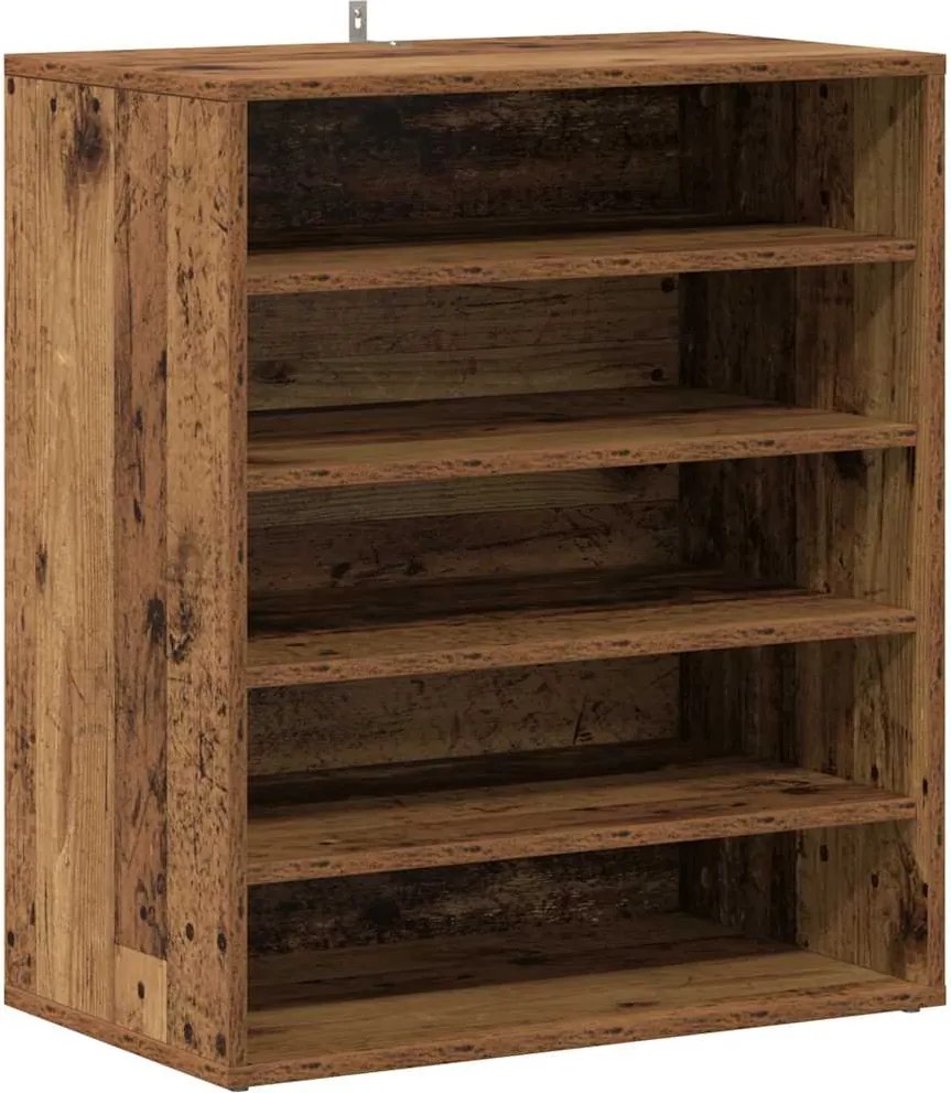 vidaXL Pantofar, lemn vechi, 60x35x70 cm, lemn prelucrat