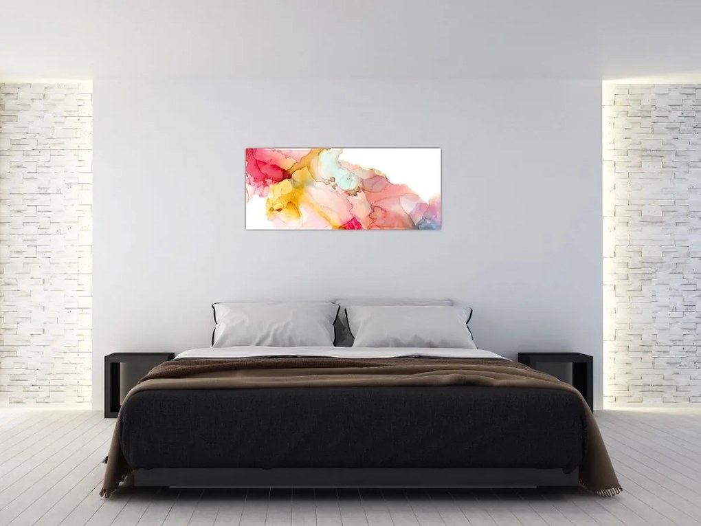 Tablou - Abstract din cerneală (120x50 cm)