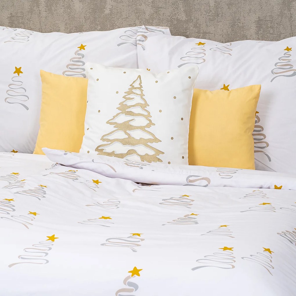 Lenjerie de pat 4Home Christmas tree , 160 x 200 cm, 70 x 80 cm, 160 x 200 cm, 70 x 80 cm