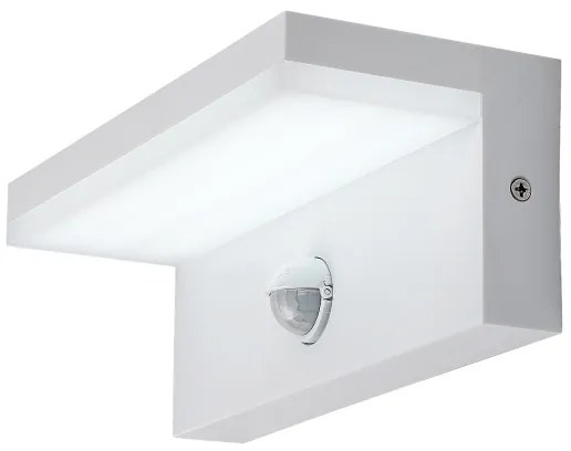 Aplică LED de exterior cu senzor Rabalux 77116 ZARAGOZA LED/9W/230V IP54 alb