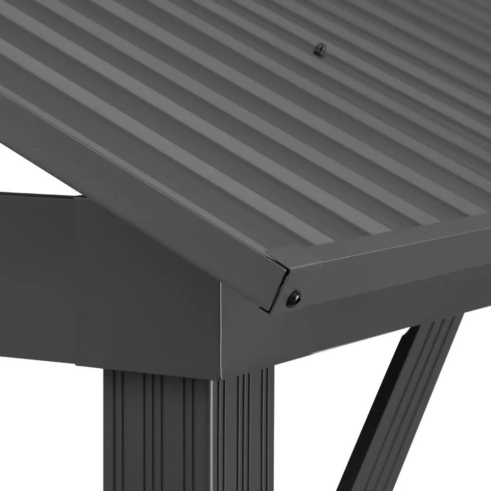 Pergolă din aluminiu AVENBERG PAVILIO 5 × 3 m – antracit
