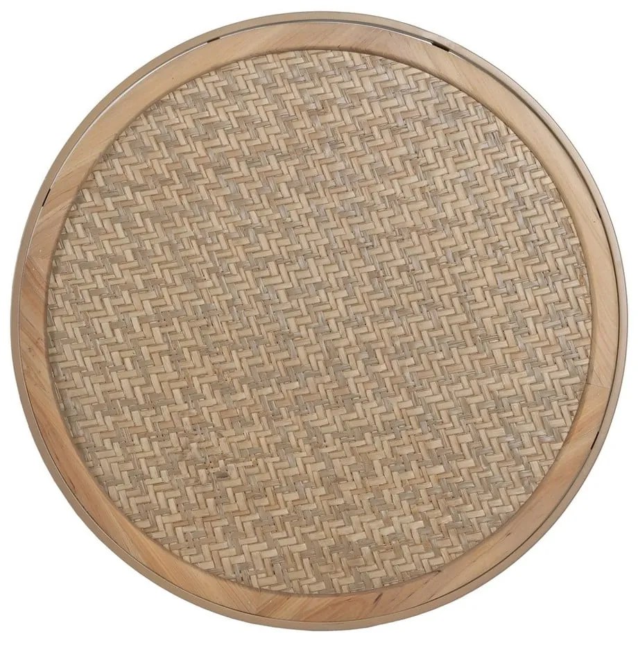 Măsuță de cafea în culoare naturală rotundă din ratan ø 70 cm – Ixia
