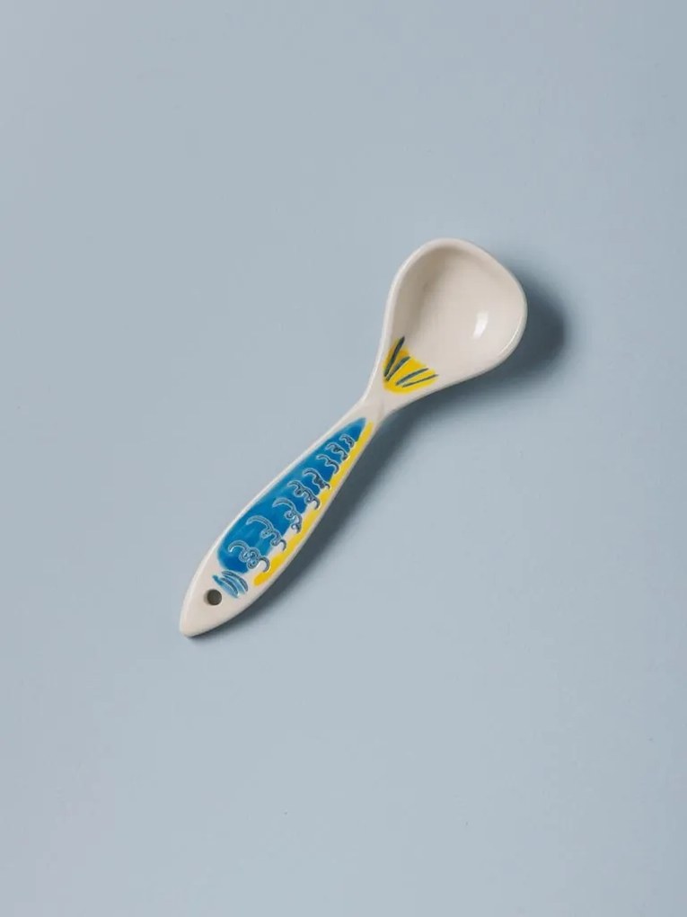 Set 4 linguri din ceramica, Sardines