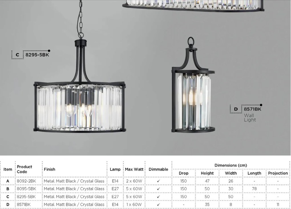 Pendul traditional stil clasic Victoria negru 8092-2BK SRT