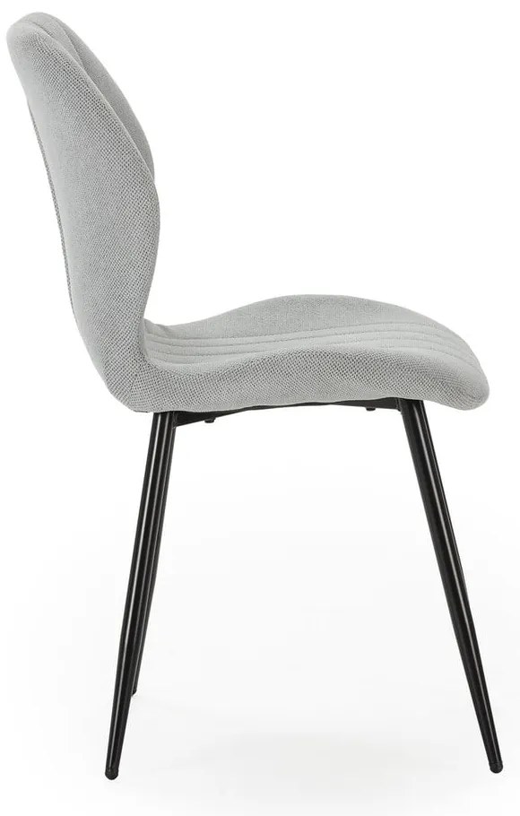 Scaune de dining gri-deschis 4 buc. Milu – Marckeric