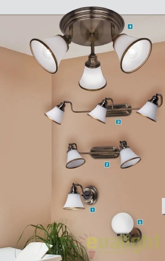 Aplica de perete design clasic, Grando 6547 RX