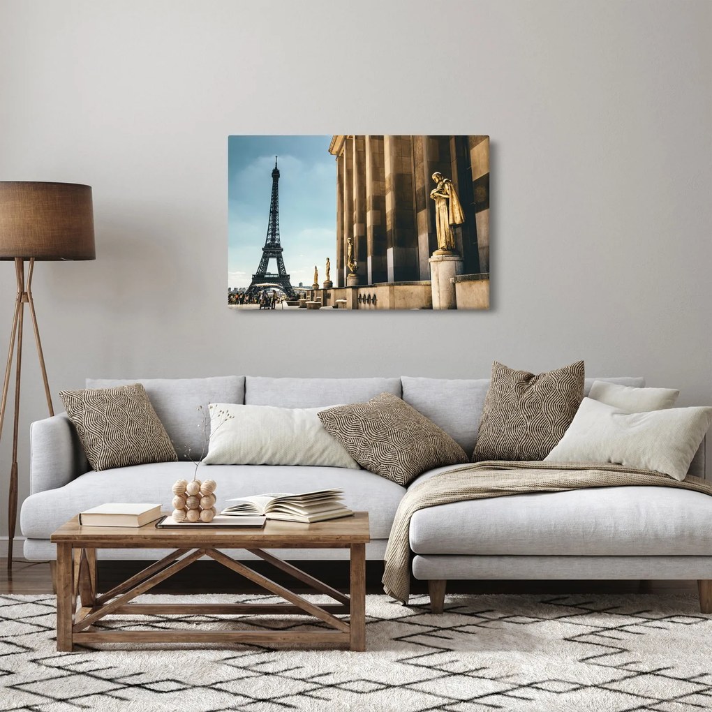 Tabou din piața Trocader, Paris (90x60 cm)