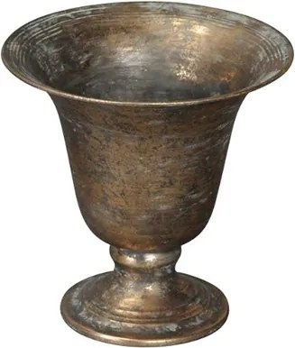 Vaza Antique Copper din metal 20 cm