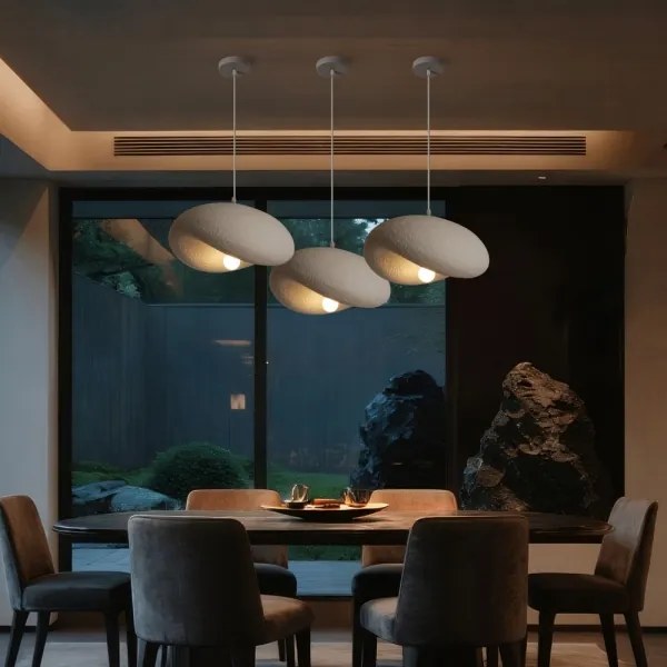 BRILAGI - Lampă suspendată pe cablu WABI SABI 1xE27/60W/230V Ø 40 cm albă