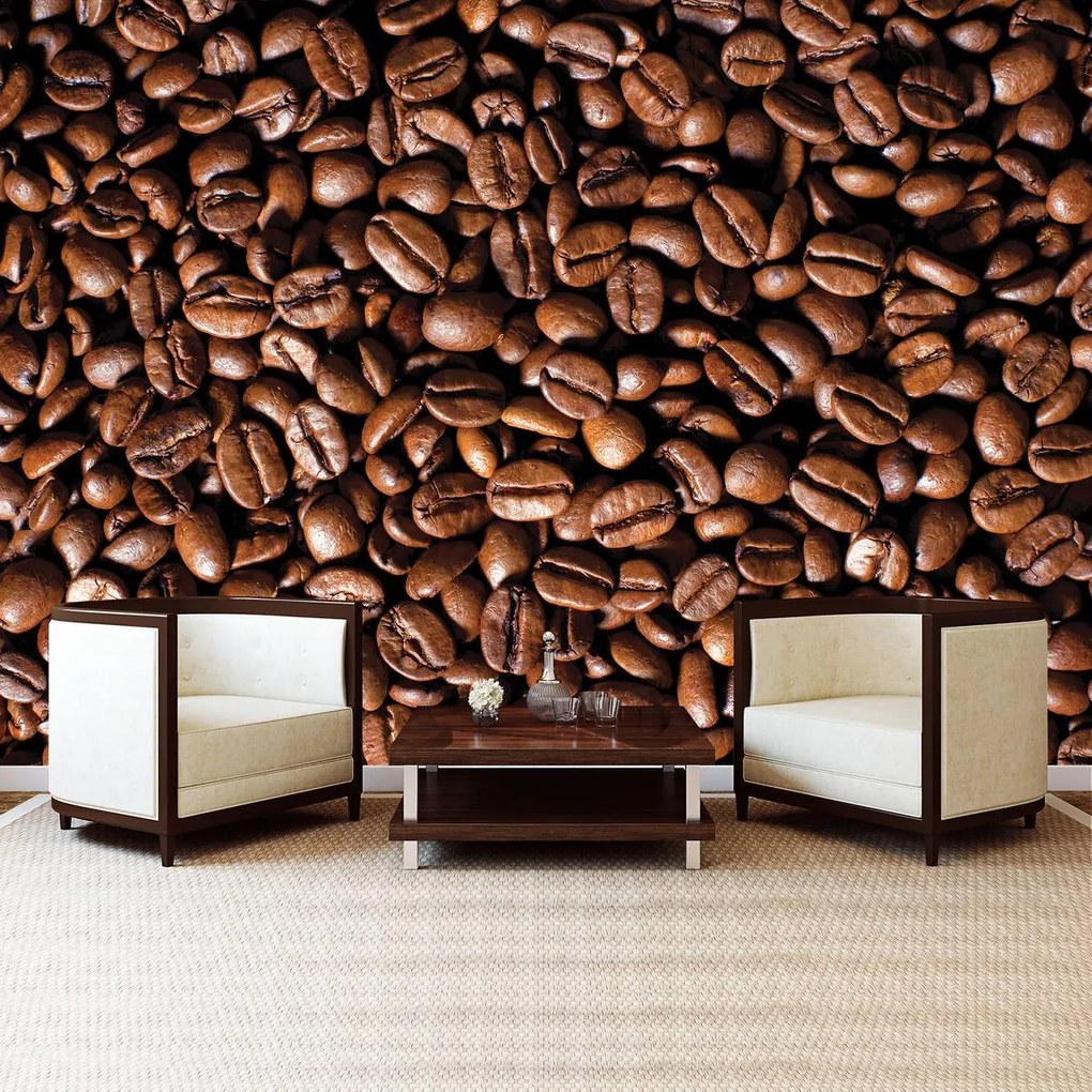 Fototapet - Boabe de cafea (254x184 cm)