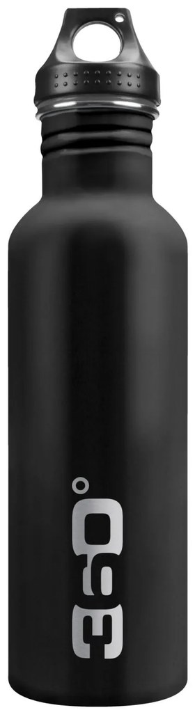 Bidon de baut 360 Degrees, otel inox, 550 ml, mattle black