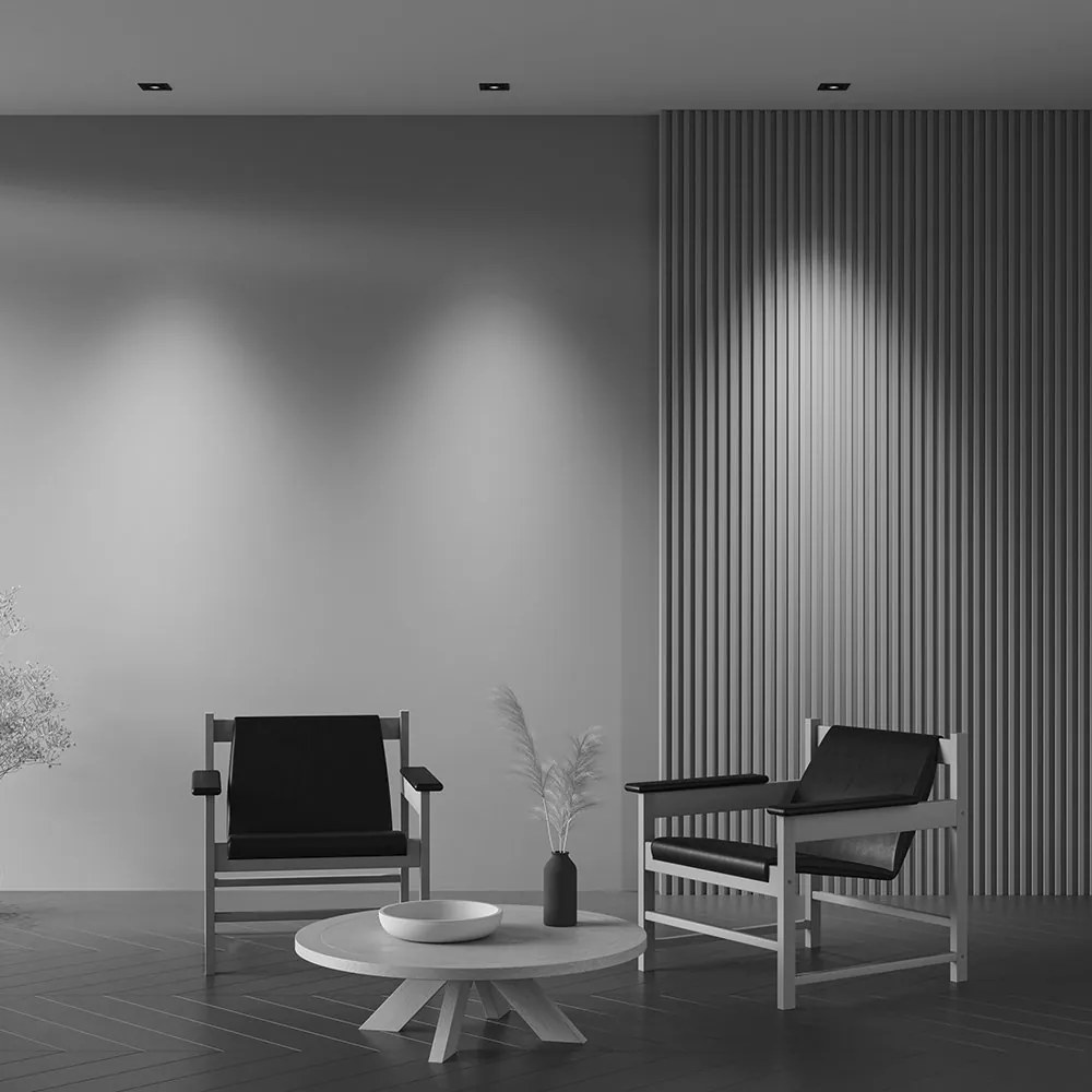 Spot LED incastrabil design tehnic Modern negru