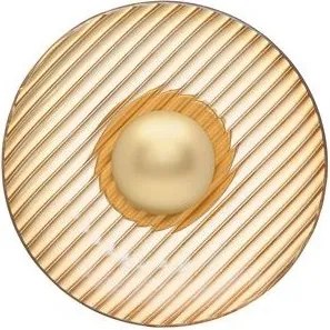 Aplica de perete moderna LED LAVINA auriu/ chihlimbar