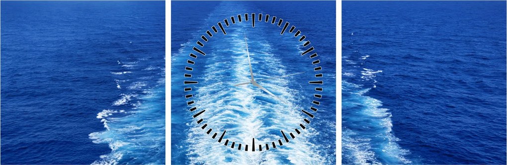 Tablou - Marea (cu ceas) (90x30 cm)