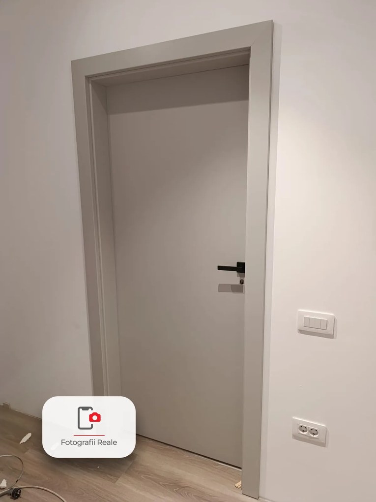 Usa cu toc reglabil HDF PORTA DECOR - ST DR 240-280 mm - 100% Rezistent la Apa, Alb