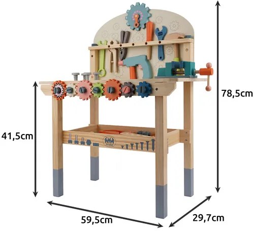 Atelier pentru copii cu unelte din lemn