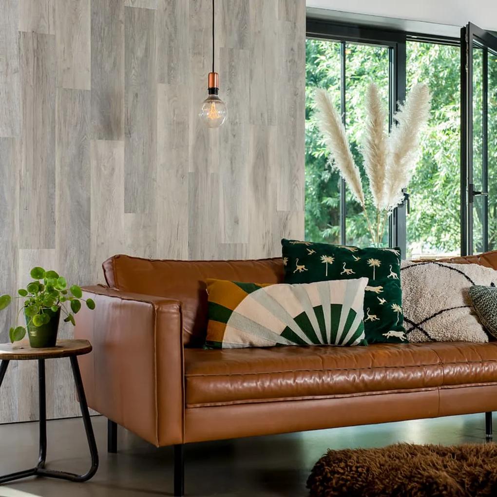 WallArt Panouri perete aspect de lemn, decolorat, stejar tip hambar 15, white wash