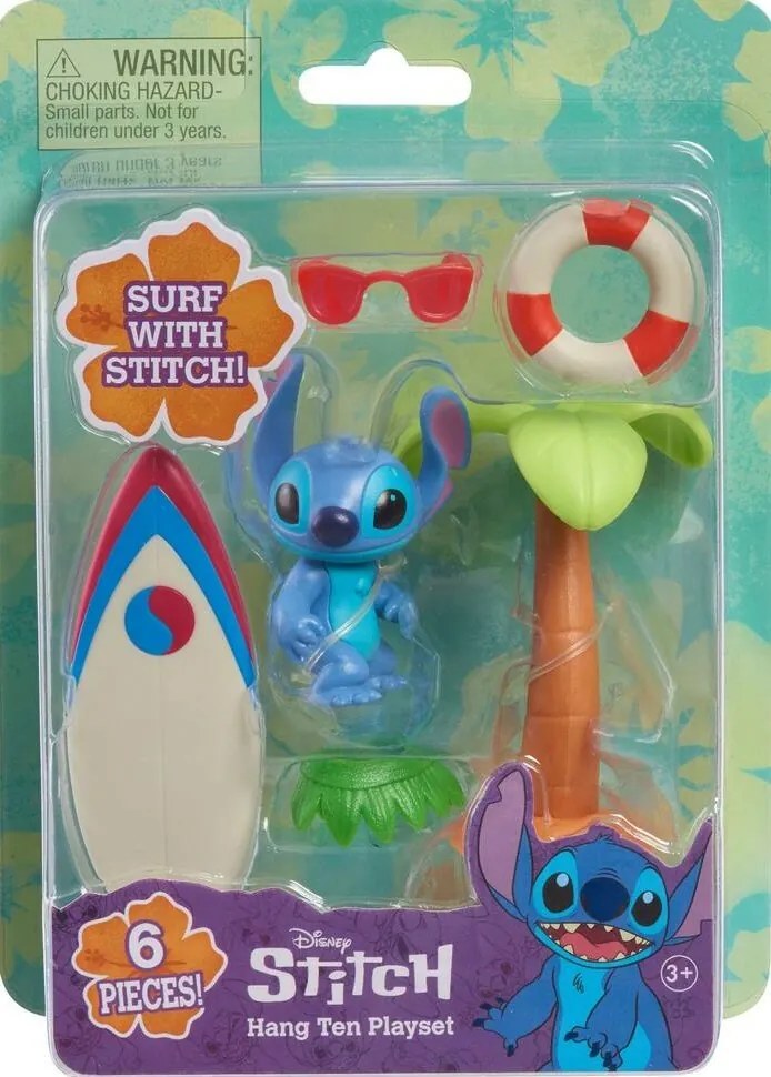 Stitch Figurină cu surf