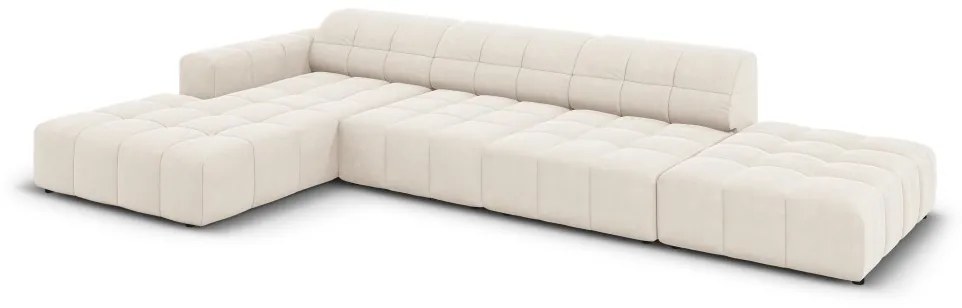 Coltar 5 locuri Chicago catifea L341 cm
