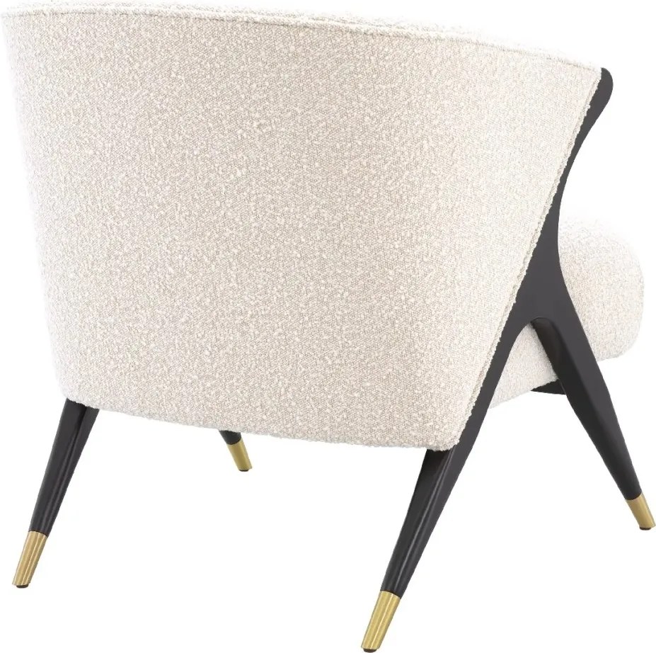 Scaun LUX design modern Pavone boucle cream