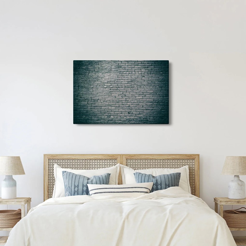 Tabloul cu perete din cărămidă (90x60 cm)