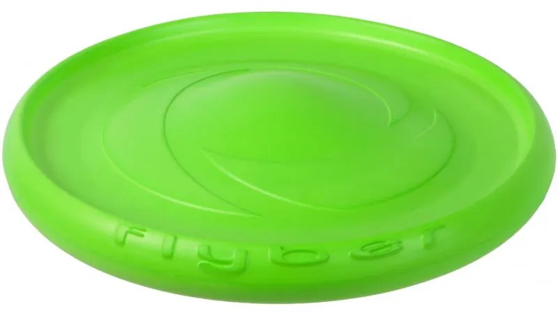 Frisbee pentru caini Flyber 62175, 22 cm, Forma unica, Inofensiv pentru dintii cainilor, Verde