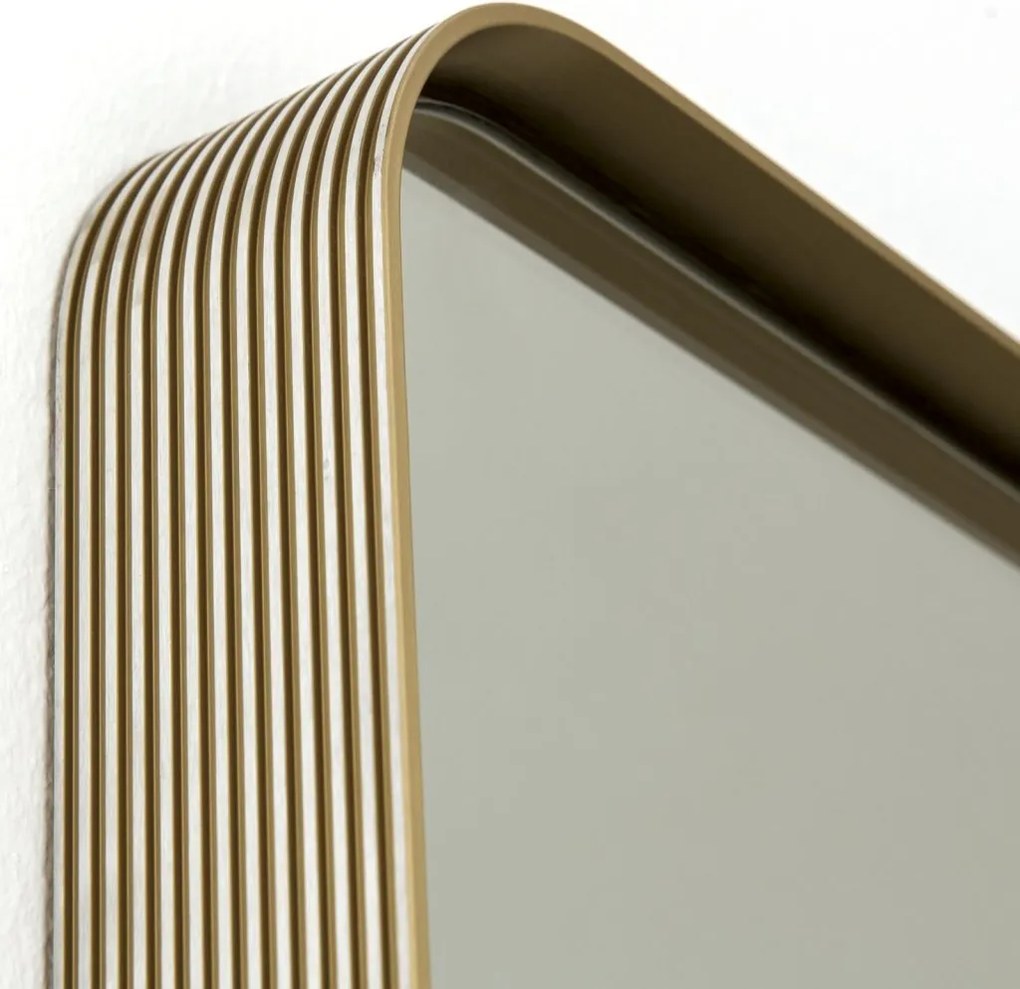 Oglinda decorativa design modern CARLO auriu 152-76cm