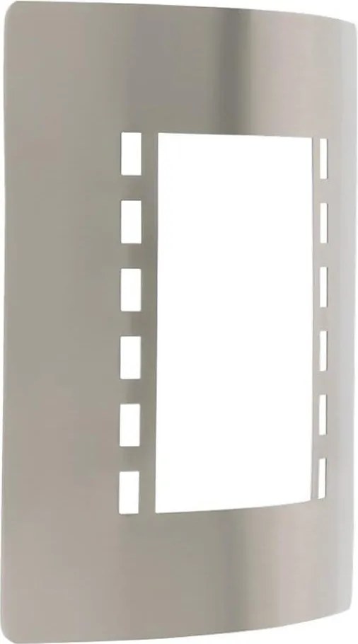 Eglo 55761 - Aplică de perete cu LED pentru exterior, 1xE27/10W/230V, IP44, crom mat