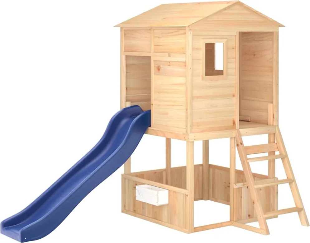 vidaXL Set de joacă pentru exterior, lemn masiv de brad