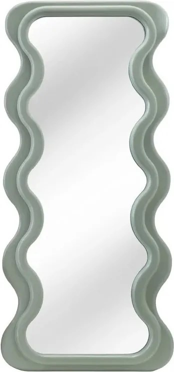 Oglinda de perete design modern CURVY 160cm, verde salvie A-43160 VC