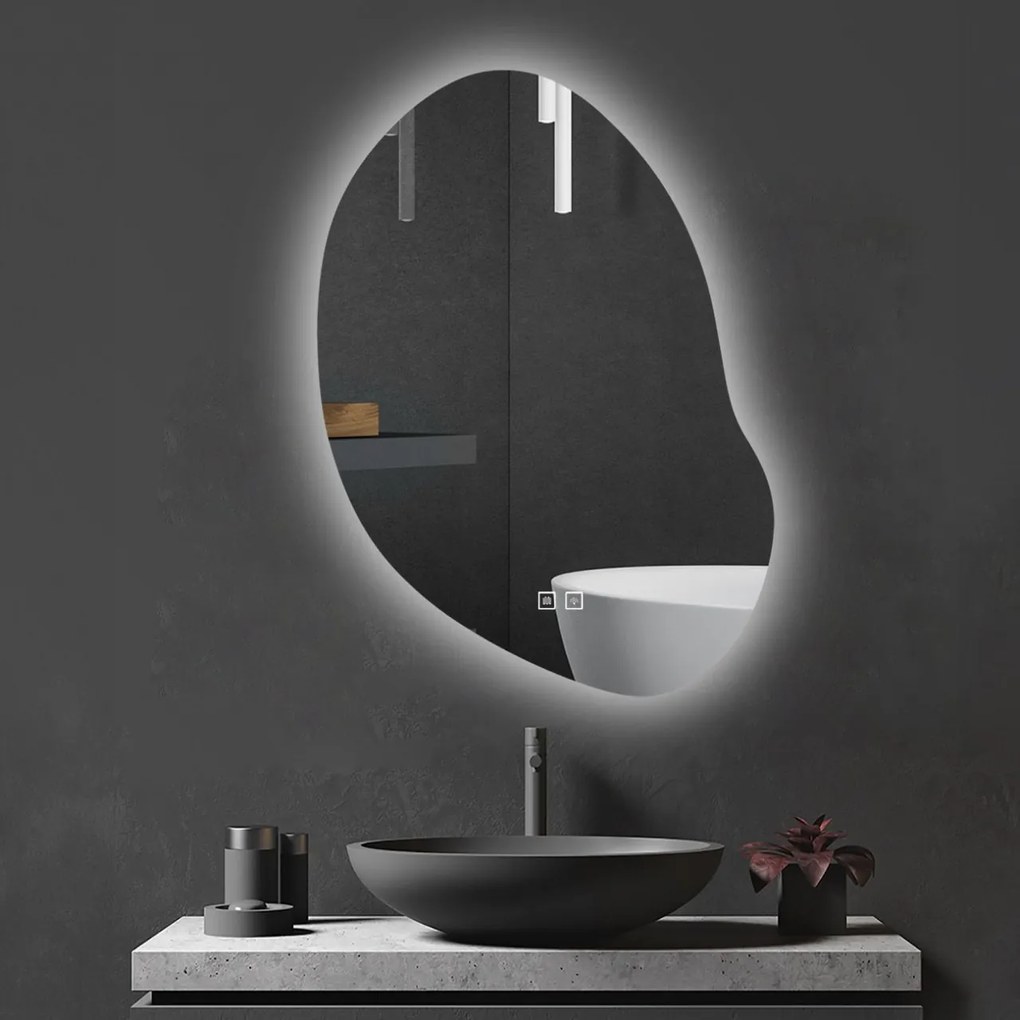 Oglinda LED 80x60cm CLOUD C