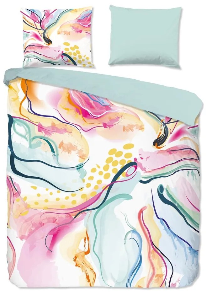 Lenjerie de pat din bumbac pentru pat dublu, extinsă 200x220 cm Magic – Good Morning