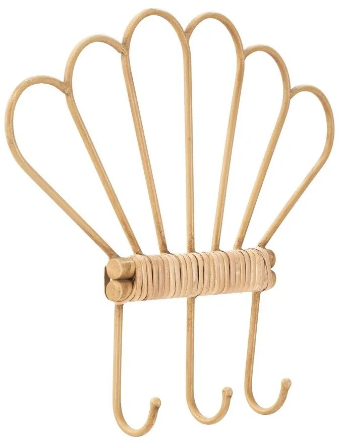 Cuier de perete în culoare naturală din metal Panama – Mauro Ferretti