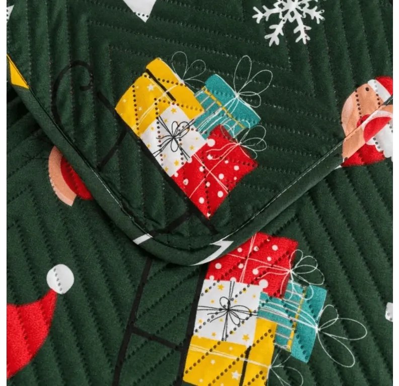 Cuvertura de pat SANTA WINK, verde inchis Dimensiune: 220 x 240 cm