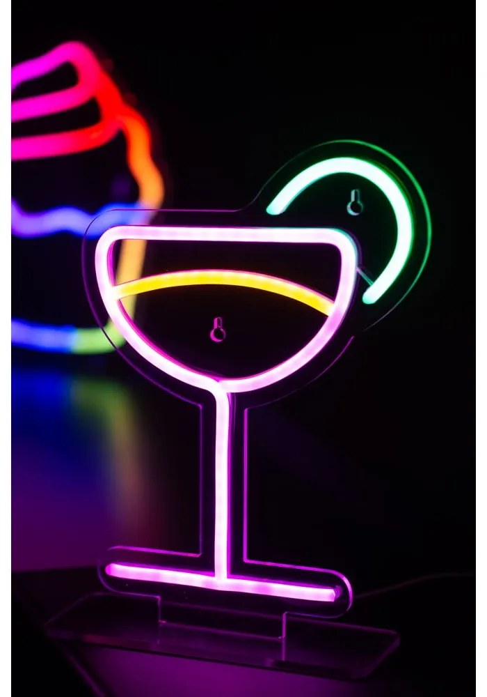 Decorațiune luminoasă neon LED 5 W Cocktail – Leitmotiv