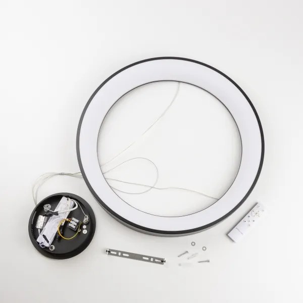 Brilagi - Lustră LED reglabilă pe cablu FALCON II LED/99W/230V Ø 60 cm neagră + telecomandă