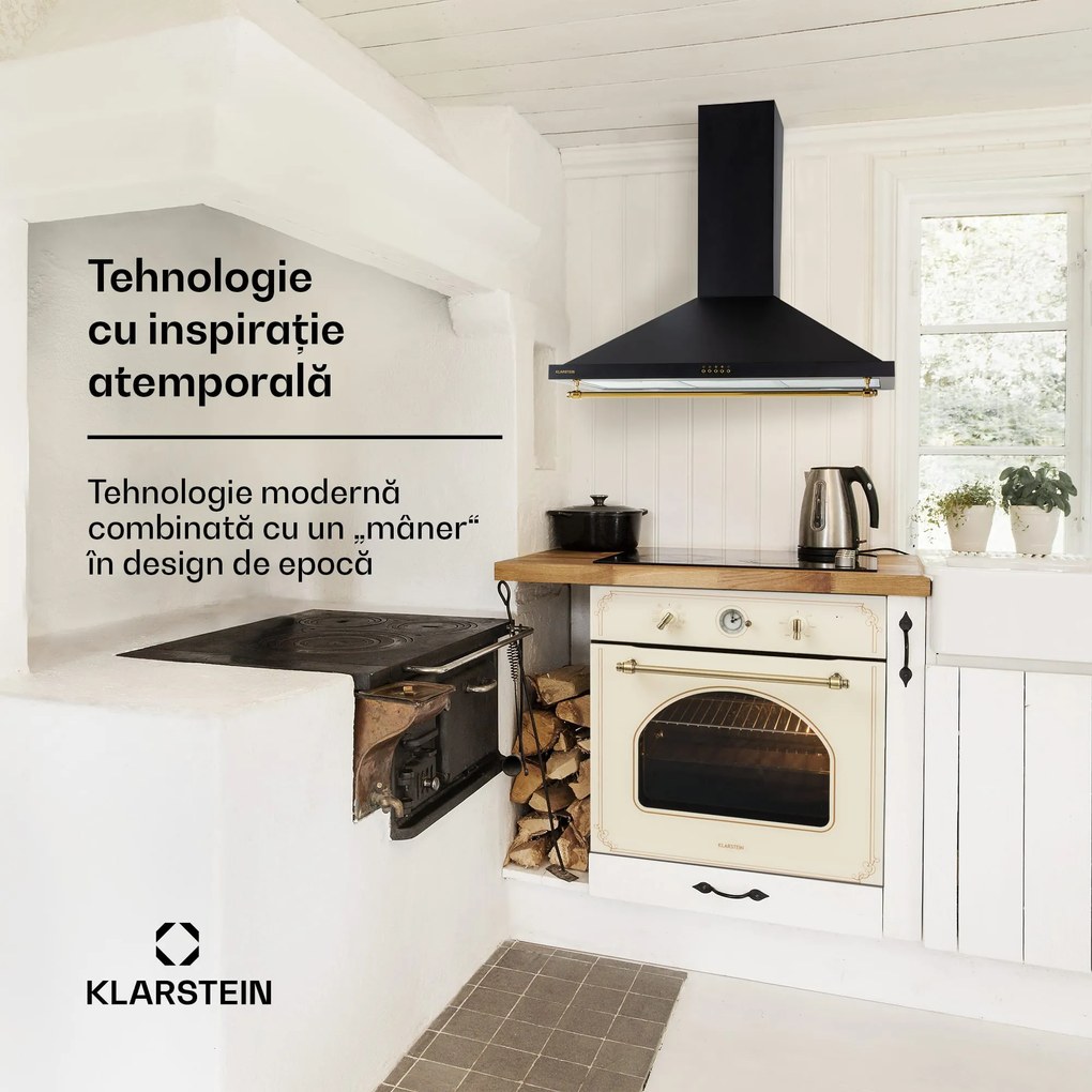 Klarstein Montblanc 90, hota, 610m³/h. 165W, 2x1.5W, LED, bandă